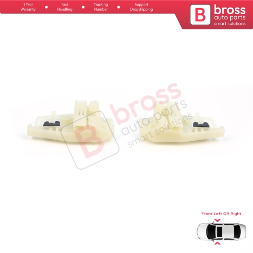 Window Regulator Repair Clips A+B Front Door for BMW 3 Series E46 Compact 2001-2005 2-Door 51338251351 51338251352