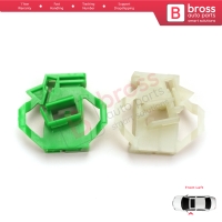 Window Regulator Repair Clips Front Left for VW Polo Classic 6V Caddy MK2 Seat Cordoba MK1 Ibiza MK2 Inca Skoda Octavia MK1 1U 6K4837401