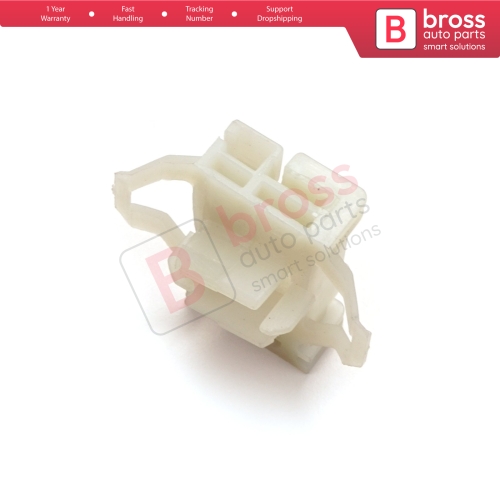 Window Regulator Repair Clips L1 Front Left for VW Polo Classic 6V Caddy MK2 Seat Cordoba MK1 Ibiza MK2 Inca Skoda Octavia MK1 1U 6K4837401