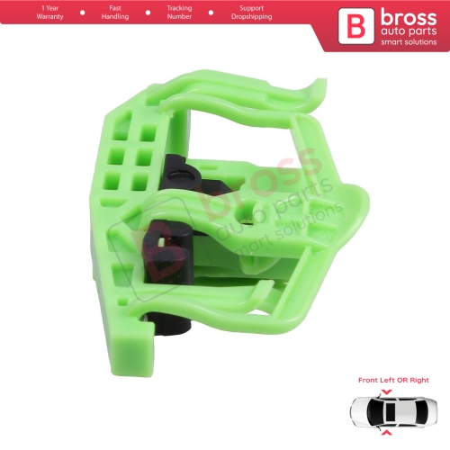 Window Regulator Repair Clips B Front Door for BMW 3 Series E46 Compact 2001-2005 2-Door 51338251351 51338251352