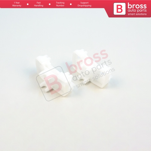 2 Pieces Window Regulator Repair Clips Left Door for VW Sharan MK1 Seat Alhambra 7M 7V Leon MK2 Ford Galaxy MK1 Freelander MK1 L314