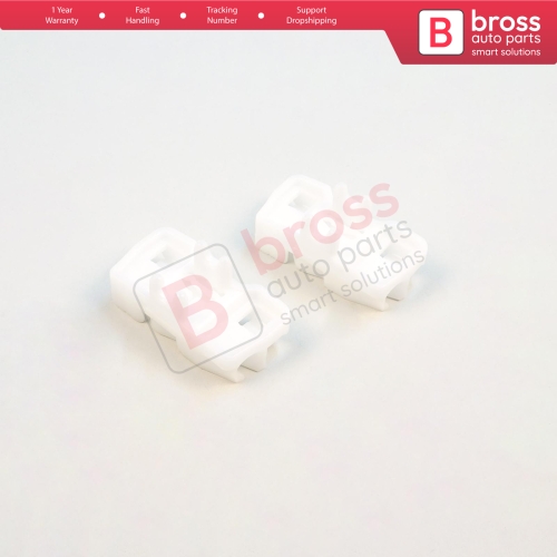 2 Pieces Window Regulator Repair Clips Left Door for VW Sharan MK1 Seat Alhambra 7M 7V Leon MK2 Ford Galaxy MK1 Freelander MK1 L314