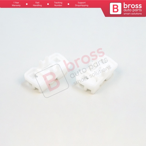 2 Pieces Window Regulator Repair Clips Left Door for VW Sharan MK1 Seat Alhambra 7M 7V Leon MK2 Ford Galaxy MK1 Freelander MK1 L314