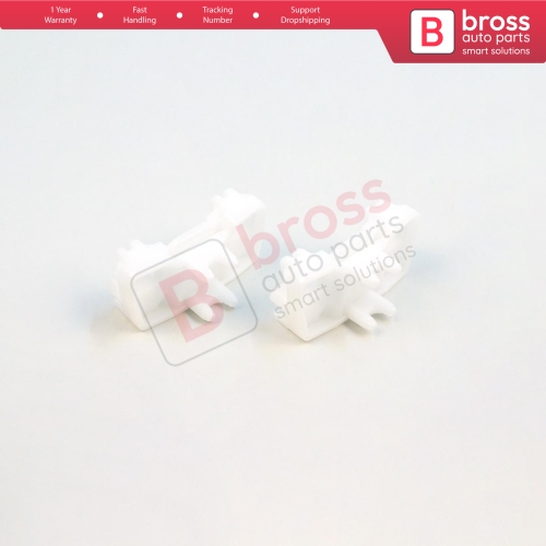 2 Pieces Window Regulator Repair Clips Left Door for VW Sharan MK1 Seat Alhambra 7M 7V Leon MK2 Ford Galaxy MK1 Freelander MK1 L314