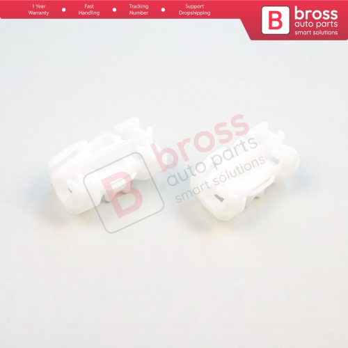 2 Pieces Window Regulator Repair Clips Right Door for VW Sharan MK1 Seat Alhambra 7M 7V Leon MK2 Ford Galaxy MK1 Freelander MK1 L314