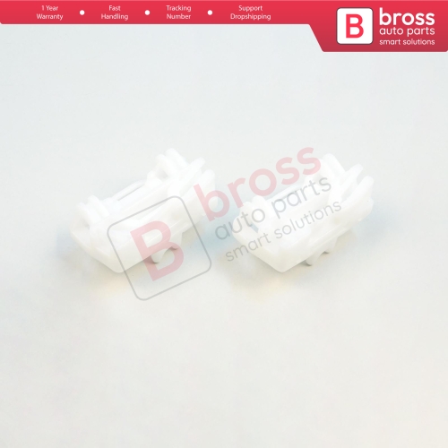 2 Pieces Window Regulator Repair Clips Right Door for VW Sharan MK1 Seat Alhambra 7M 7V Leon MK2 Ford Galaxy MK1 Freelander MK1 L314