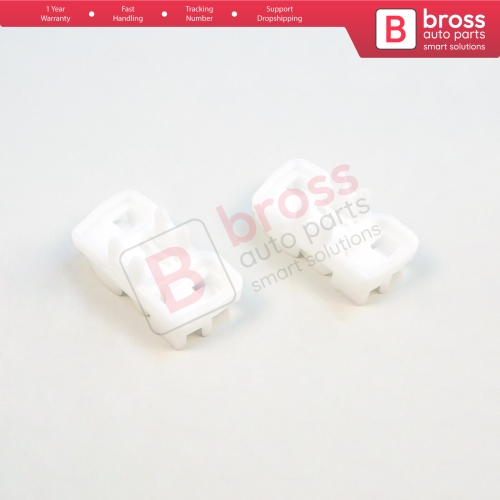 2 Pieces Window Regulator Repair Clips Right Door for VW Sharan MK1 Seat Alhambra 7M 7V Leon MK2 Ford Galaxy MK1 Freelander MK1 L314