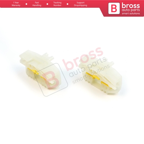 2 Pieces Window Regulator Repair Clips Left Door for VW Sharan MK1 Seat Alhambra 7M 7V Leon MK2 Ford Galaxy MK1 Freelander MK1 L314