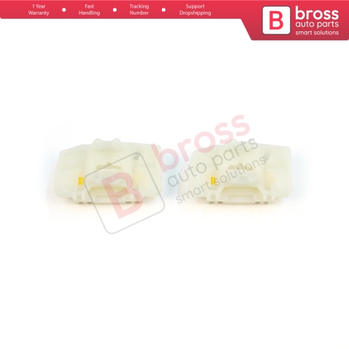 2 Pieces Window Regulator Repair Clips Left Door for VW Sharan MK1 Seat Alhambra 7M 7V Leon MK2 Ford Galaxy MK1 Freelander MK1 L314