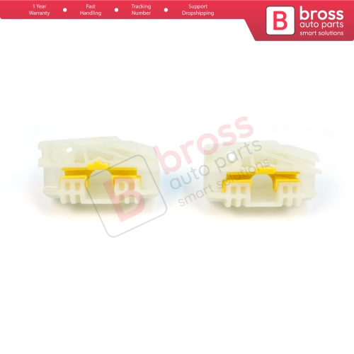 2 Pieces Window Regulator Repair Clips Left Door for VW Sharan MK1 Seat Alhambra 7M 7V Leon MK2 Ford Galaxy MK1 Freelander MK1 L314