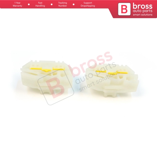 2 Pieces Window Regulator Repair Clips Left Door for VW Sharan MK1 Seat Alhambra 7M 7V Leon MK2 Ford Galaxy MK1 Freelander MK1 L314