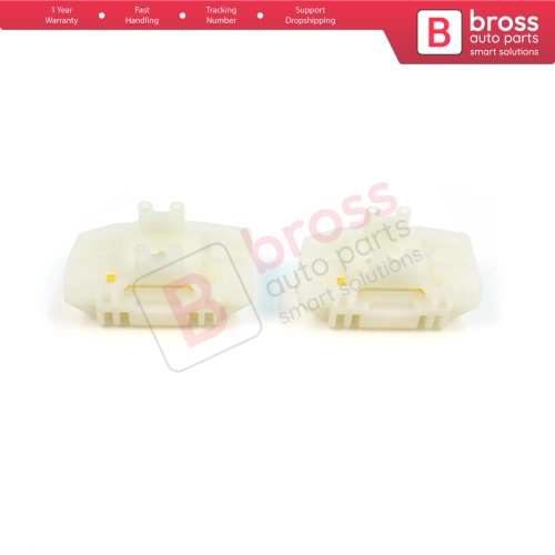 2 Pieces Window Regulator Repair Clips Left Door for VW Sharan MK1 Seat Alhambra 7M 7V Leon MK2 Ford Galaxy MK1 Freelander MK1 L314