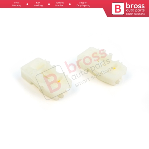 2 Pieces Window Regulator Repair Clips Left Door for VW Sharan MK1 Seat Alhambra 7M 7V Leon MK2 Ford Galaxy MK1 Freelander MK1 L314
