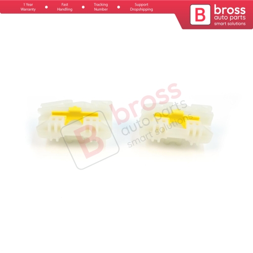 2 Pieces Window Regulator Repair Clips Right Door for VW Sharan MK1 Seat Alhambra 7M 7V Leon MK2 Ford Galaxy MK1 Freelander MK1 L314