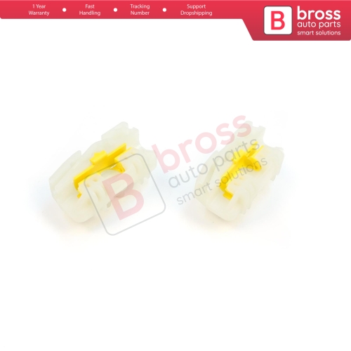 2 Pieces Window Regulator Repair Clips Right Door for VW Sharan MK1 Seat Alhambra 7M 7V Leon MK2 Ford Galaxy MK1 Freelander MK1 L314