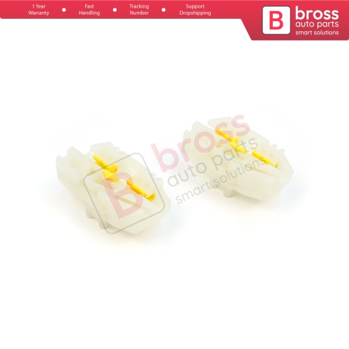 2 Pieces Window Regulator Repair Clips Right Door for VW Sharan MK1 Seat Alhambra 7M 7V Leon MK2 Ford Galaxy MK1 Freelander MK1 L314