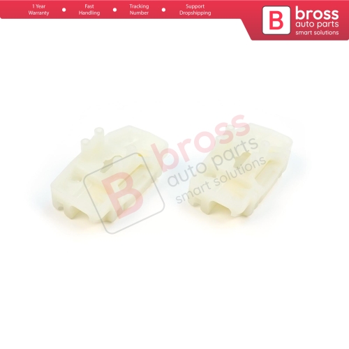 2 Pieces Window Regulator Repair Clips Right Door for VW Sharan MK1 Seat Alhambra 7M 7V Leon MK2 Ford Galaxy MK1 Freelander MK1 L314