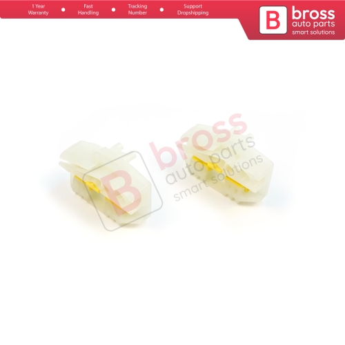2 Pieces Window Regulator Repair Clips Right Door for VW Sharan MK1 Seat Alhambra 7M 7V Leon MK2 Ford Galaxy MK1 Freelander MK1 L314