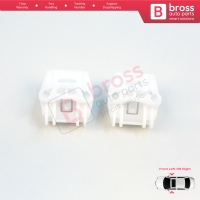 Window Regulator Repair Clips A+B Front Door for VW Golf Bora Jetta MK4 A4 1J Seat Ibiza MK3 6L Coupe Peugeot 607 1999-2010 1JM898461