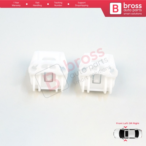 Window Regulator Repair Clips A+B Front Door for VW Golf Bora Jetta MK4 A4 1J Seat Ibiza MK3 6L Coupe Peugeot 607 1999-2010 1JM898461