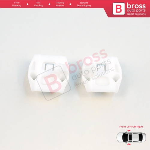 Window Regulator Repair Clips A+B Front Door for VW Golf Bora Jetta MK4 A4 1J Seat Ibiza MK3 6L Coupe Peugeot 607 1999-2010 1JM898461