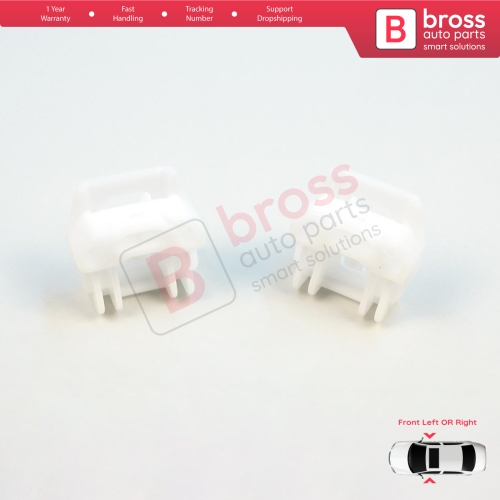 Window Regulator Repair Clips A+B Front Door for VW Golf Bora Jetta MK4 A4 1J Seat Ibiza MK3 6L Coupe Peugeot 607 1999-2010 1JM898461