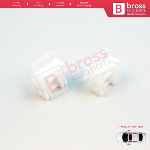 Window Regulator Repair Clips A+B Front Door for VW Golf Bora Jetta MK4 A4 1J Seat Ibiza MK3 6L Coupe Peugeot 607 1999-2010 1JM898461