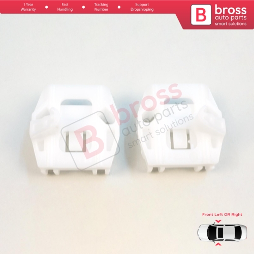 Window Regulator Repair Clips A+B Front Door for VW Golf Bora Jetta MK4 A4 1J Seat Ibiza MK3 6L Coupe Peugeot 607 1999-2010 1JM898461