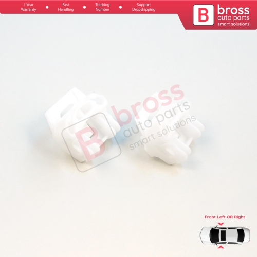 Window Regulator Repair Clips A+B Front Door for VW Golf Bora Jetta MK4 A4 1J Seat Ibiza MK3 6L Coupe Peugeot 607 1999-2010 1JM898461