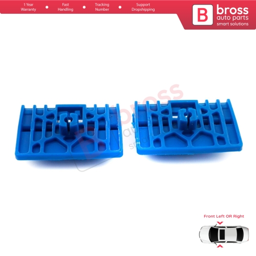Power Window Regulator Repair Clips Front for Audi A3 8L 1996-2003 2/3 Door A6 C5 4B A4 B6 B7 Seat Exeo 3R 8L3837461 4B0837461