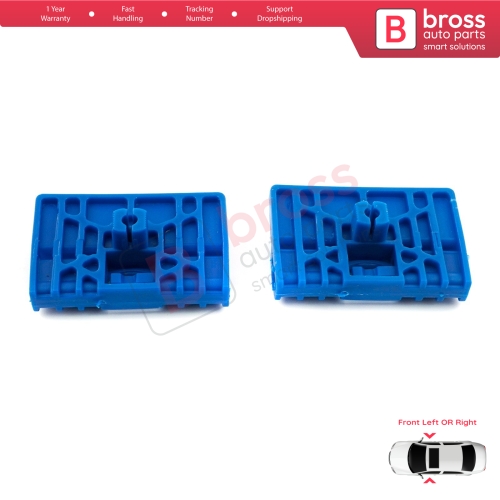 Power Window Regulator Repair Clips Front for Audi A3 8L 1996-2003 2/3 Door A6 C5 4B A4 B6 B7 Seat Exeo 3R 8L3837461 4B0837461