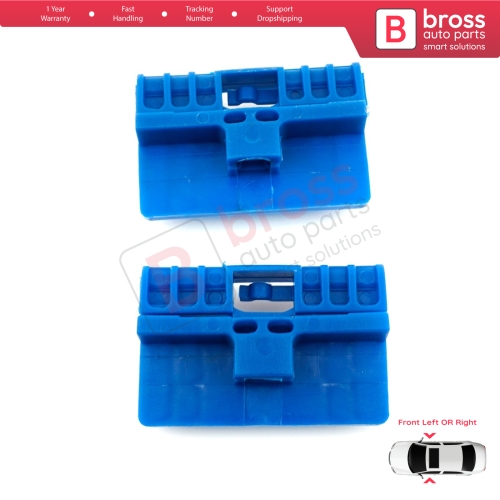 Power Window Regulator Repair Clips Front for Audi A3 8L 1996-2003 2/3 Door A6 C5 4B A4 B6 B7 Seat Exeo 3R 8L3837461 4B0837461