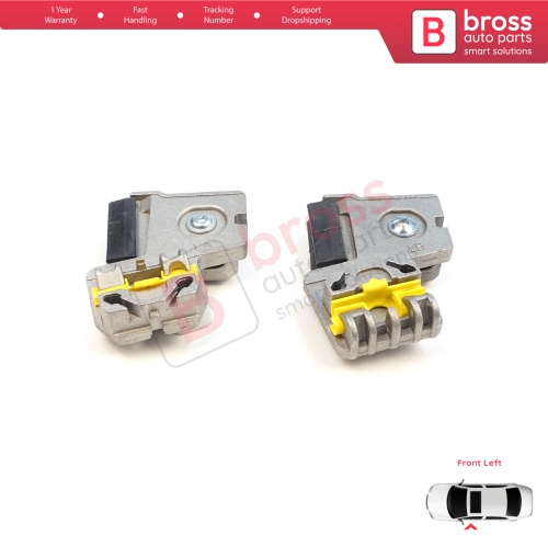 Window Regulator Repair Clips LA+LB Front Left Door for VW Golf Bora Jetta MK4 A4 1J 1997-2006 Peugeot 607 1999-2010 1J3837461