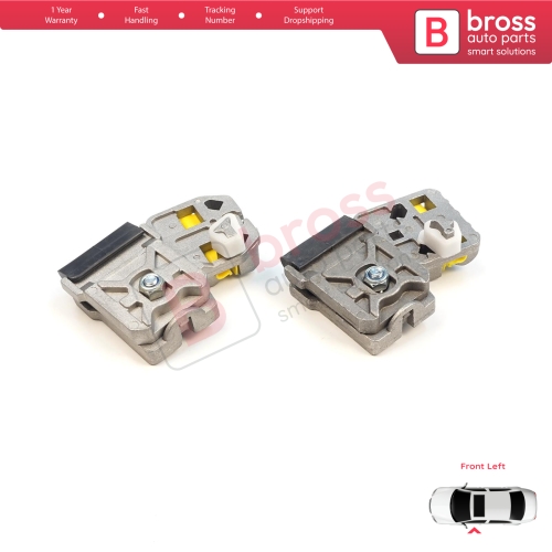 Window Regulator Repair Clips LA+LB Front Left Door for VW Golf Bora Jetta MK4 A4 1J 1997-2006 Peugeot 607 1999-2010 1J3837461