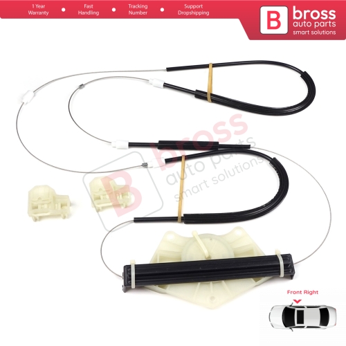 Window Regulator Repair Kit Front Right Door for VW Passat B5 B5.5 3B 3BG Skoda Superb MK1 B5 3U 3B1837462