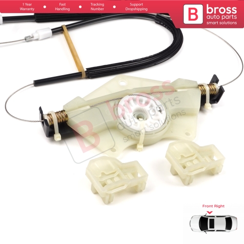 Window Regulator Repair Kit Front Right Door for VW Passat B5 B5.5 3B 3BG Skoda Superb MK1 B5 3U 3B1837462
