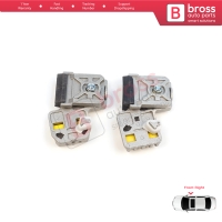 Window Regulator Repair Clips RA+RB Front Right Door for VW Golf Bora Jetta MK4 A4 1J 1997-2006 Peugeot 607 1999-2010 1J3837462