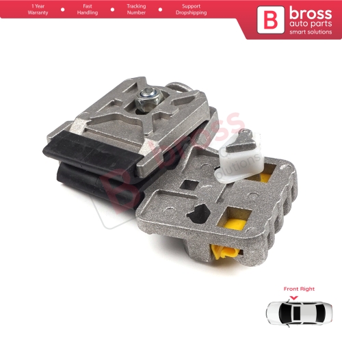 Window Regulator Repair Clips RB Front Right Door for VW Golf Bora Jetta MK4 A4 1J 1997-2006 Peugeot 607 1999-2010 1J3837462