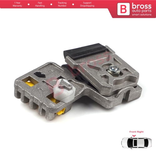 Window Regulator Repair Clips RB Front Right Door for VW Golf Bora Jetta MK4 A4 1J 1997-2006 Peugeot 607 1999-2010 1J3837462