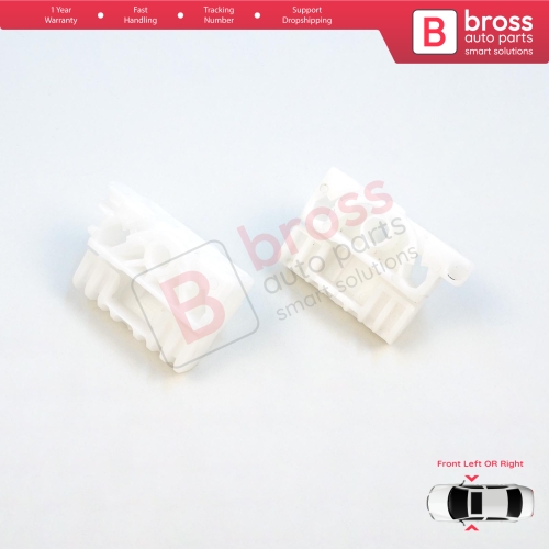 Window Regulator Repair Clips A+B Front for Renault Clio MK3 BR CR KR SR 2005-2014 5-Door 8200191148 8200291147