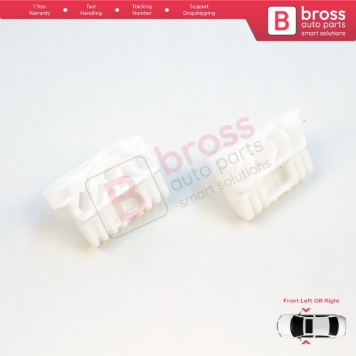 Window Regulator Repair Clips A+B Front for Renault Clio MK3 BR CR KR SR 2005-2014 5-Door 8200191148 8200291147