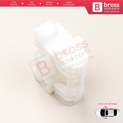 Window Regulator Repair Clips A Front for Renault Clio MK3 BR CR KR SR 2005-2014 5-Door 8200191148 8200291147