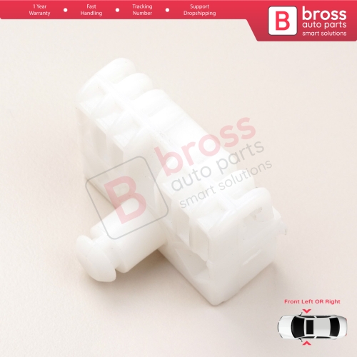 Window Regulator Repair Clips B Front for Renault Clio MK3 BR CR KR SR 2005-2014 5-Door 8200191148 8200291147