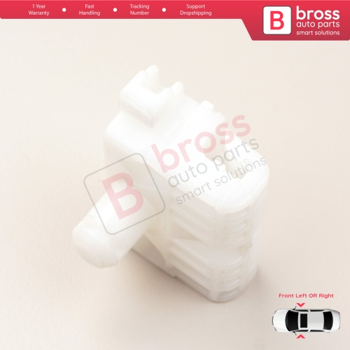 Window Regulator Repair Clips B Front for Renault Clio MK3 BR CR KR SR 2005-2014 5-Door 8200191148 8200291147