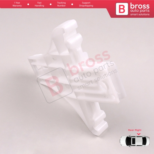 Window Regulator Repair Clips Rear Right Door for VW Golf MK4 Jetta Bora A4 1J Passat B5 B5.5 3B Skoda Superb MK1 B5 3U 1J4839462