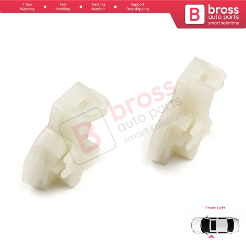 Window Regulator Repair Guide Clips Front Left for Audi A4 B5 VW Polo 6N Passat B5 3B Skoda Superb MK1 8D0837461