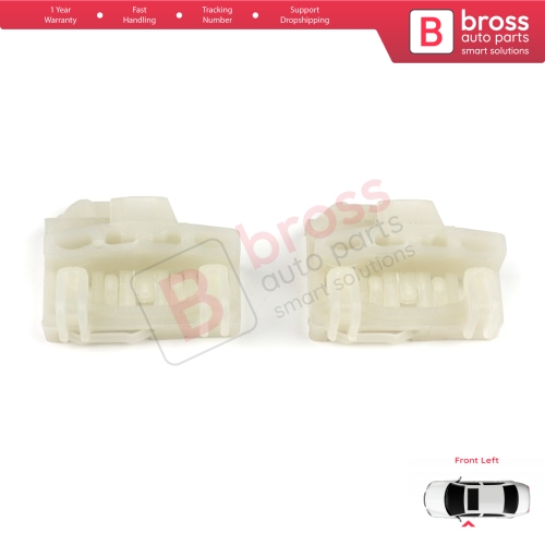 Window Regulator Repair Guide Clips Front Left for Audi A4 B5 VW Polo 6N Passat B5 3B Skoda Superb MK1 8D0837461
