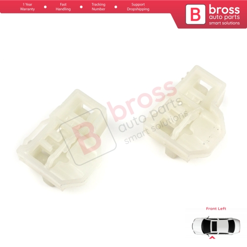 Window Regulator Repair Guide Clips Front Left for Audi A4 B5 VW Polo 6N Passat B5 3B Skoda Superb MK1 8D0837461