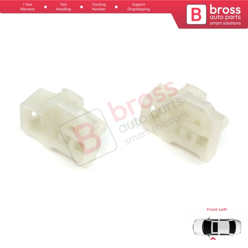 Window Regulator Repair Guide Clips Front Left for Audi A4 B5 VW Polo 6N Passat B5 3B Skoda Superb MK1 8D0837461