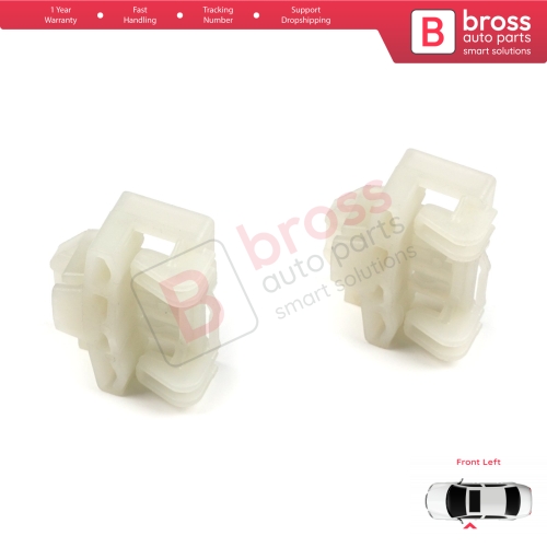 Window Regulator Repair Guide Clips Front Left for Audi A4 B5 VW Polo 6N Passat B5 3B Skoda Superb MK1 8D0837461